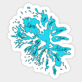 Mount Adams Glaciers Named Sticker